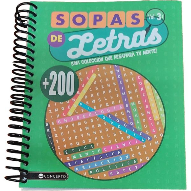 200 + Sopas de letras Vol 3