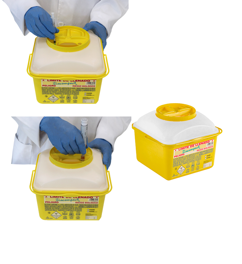Caja de Desechos Corto Punzantes 5Lt