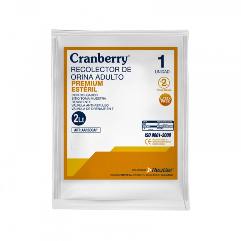 Bolsa Recolectora de Orina Premium Estéril - Catre