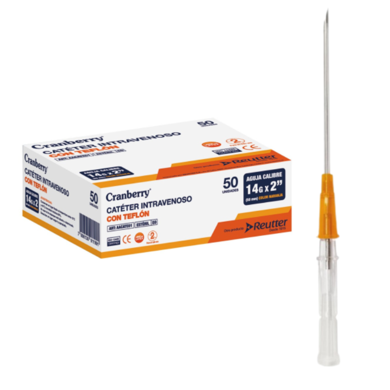 Cateter Intravenoso 14G x 2"