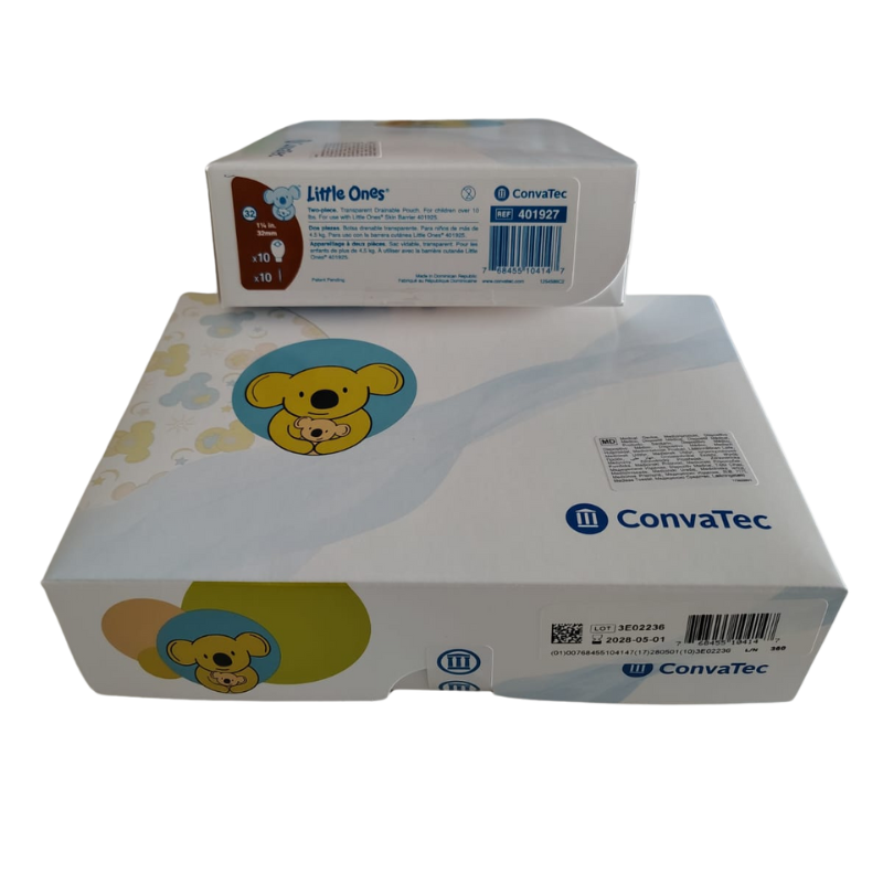 Caja x 10 Unidades bolsa drenable pediátricas- 32mm - Little Ones -Convatec