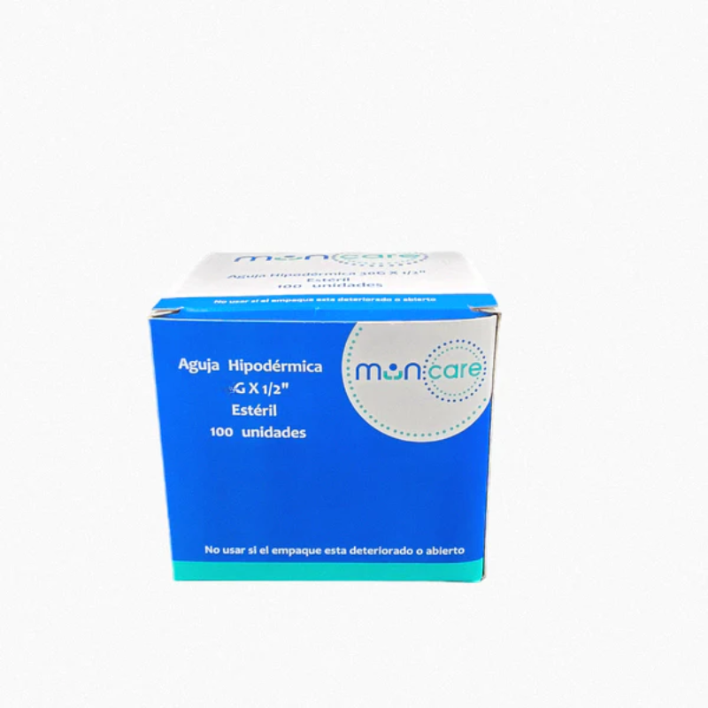 Caja Aguja Hipodérmica 23g x 1 - 100 Unidades