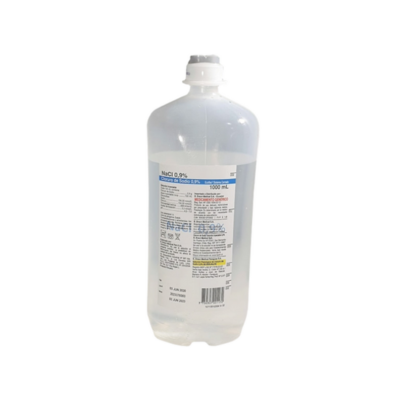 Suero Fisiológico 0.9% 1000ML BBraun