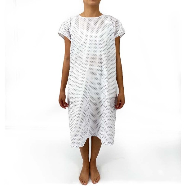 Camisa de Paciente Abierta Atrás Talla Única