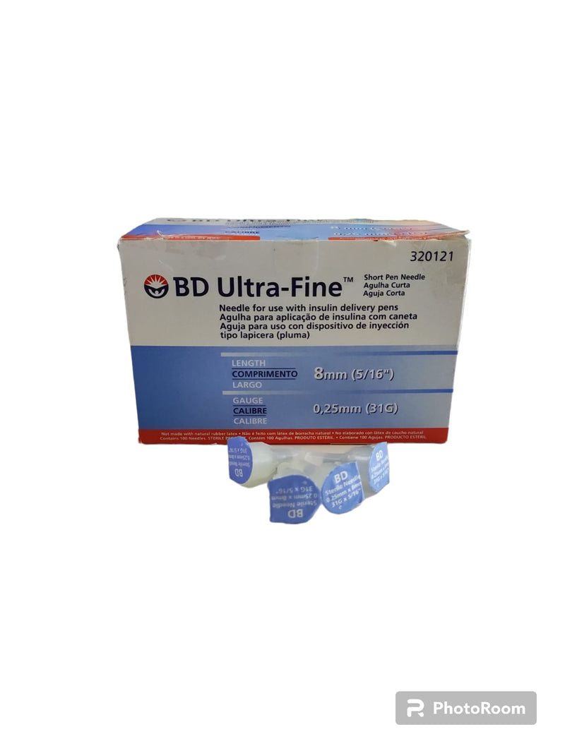 Aguja de Insulina 8mm