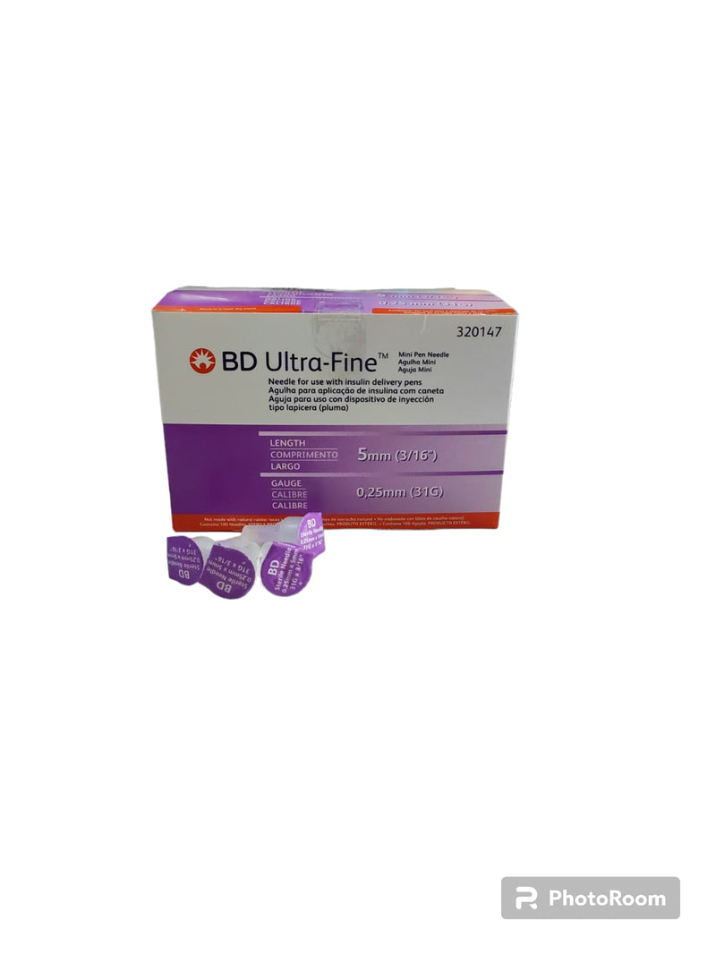 Aguja de Insulina 5mm