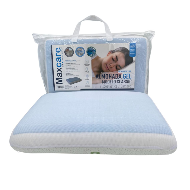 Almohada Viscoelastica Gel Bamboo Pro 60x40x12