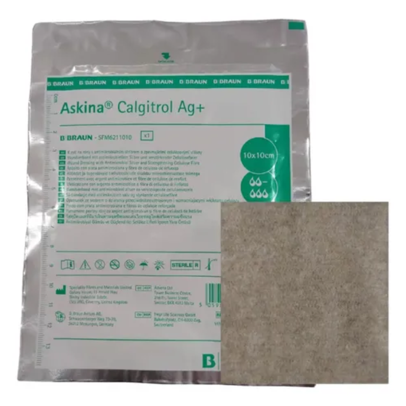 Apósito Askina Calgitrol Ag 10x10 cm