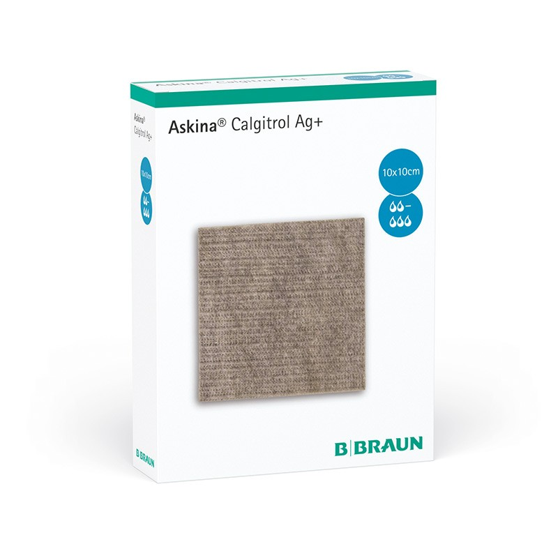 Apósito Askina Calgitrol Ag 10x10 cm