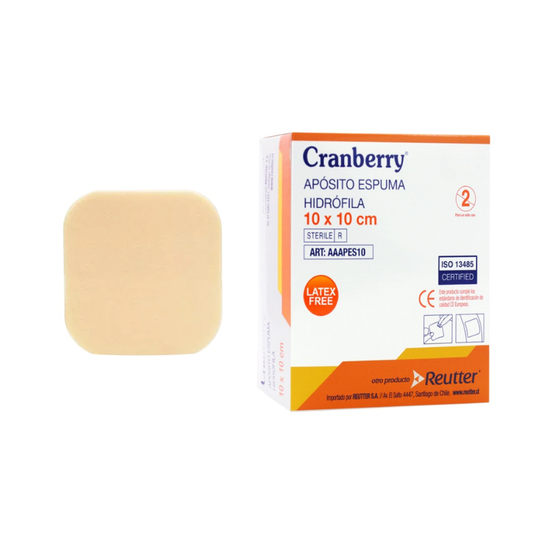 Apósito Espuma Hidrófila 10 x 10 cm
