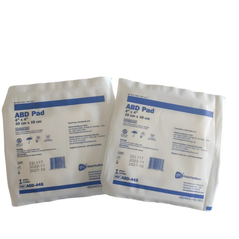 Apósito Estéril 10 cm x 10 cm ABD Pad