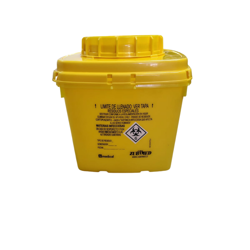 Caja de Desechos Corto Punzantes 5Lt