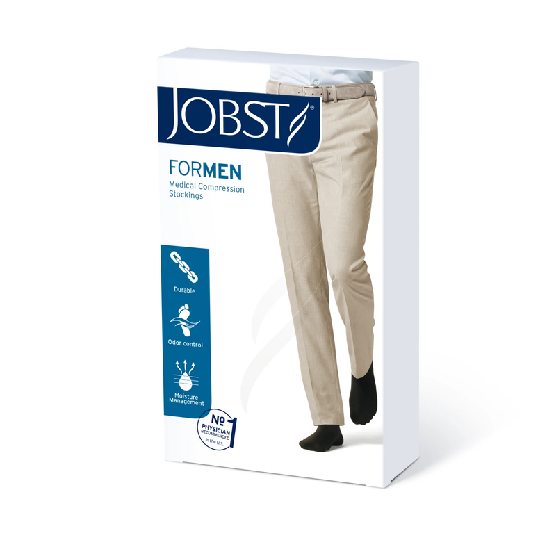 Calcetín  Compresivo de Viaje Jobst For Men 20/30 mmHg- Negro