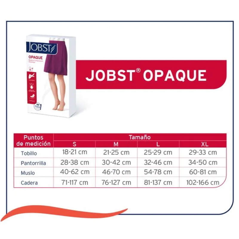 Calcetín Jobst UltraSheer 20/30 MmHg Hasta la Rodilla Beige