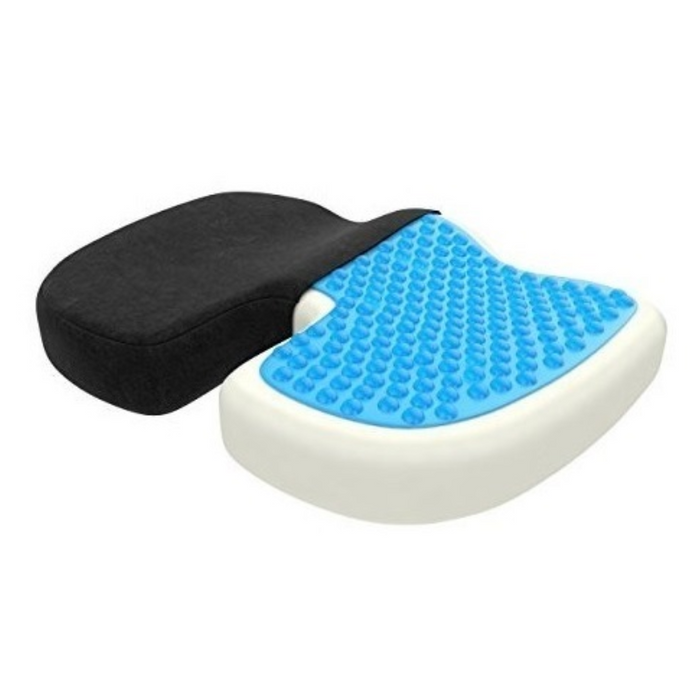 Cojín Asiento Ergonométrico Coxis Gel  Viscoelástico Memory Foam Maxcare