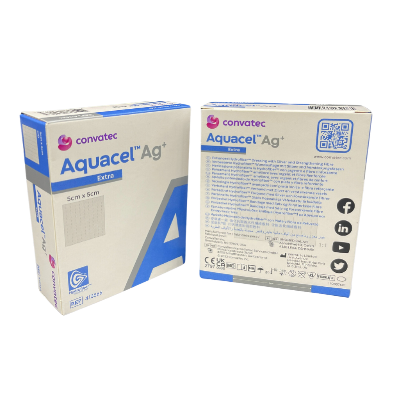 Apósito Aquacel Ag + extra 5x5 cm