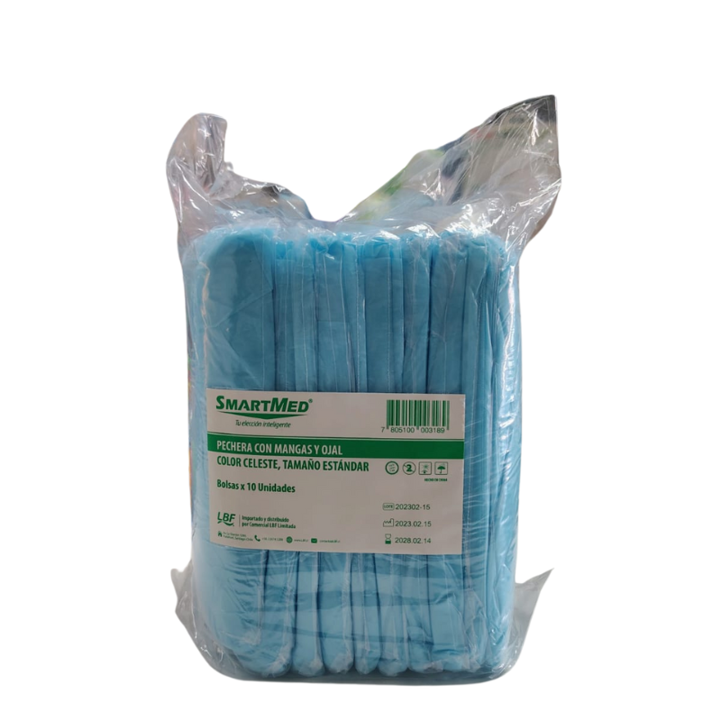 Pack 10 Pecheras Plásticas