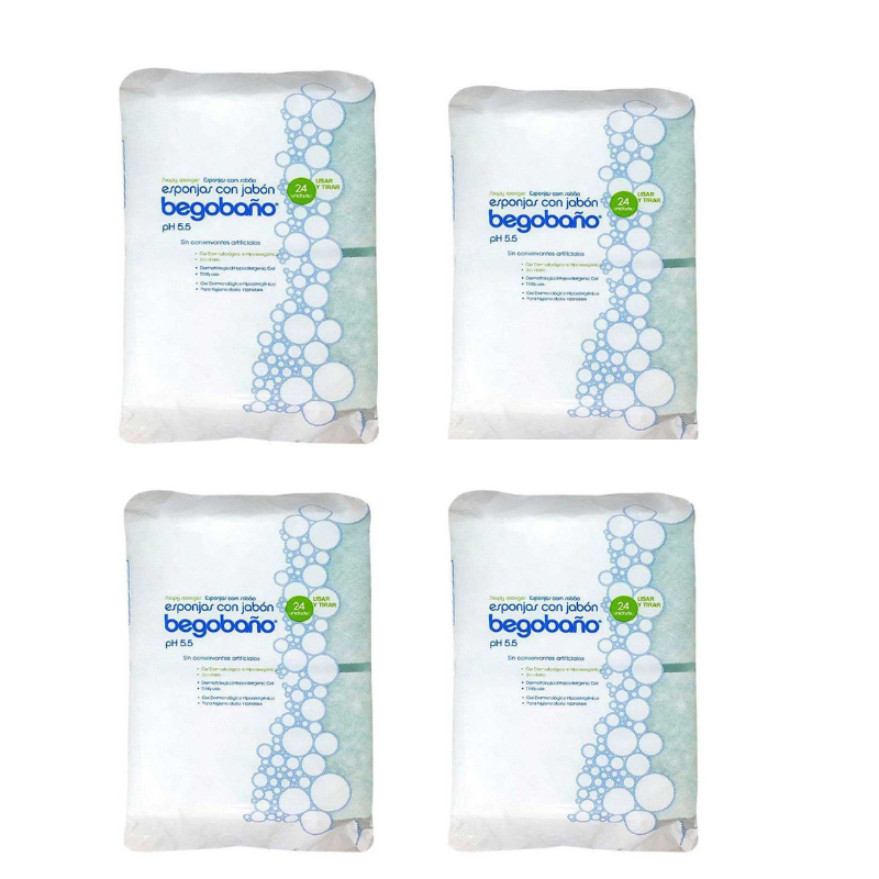 Pack x4 - Esponjas Jabonosas 96 unidades