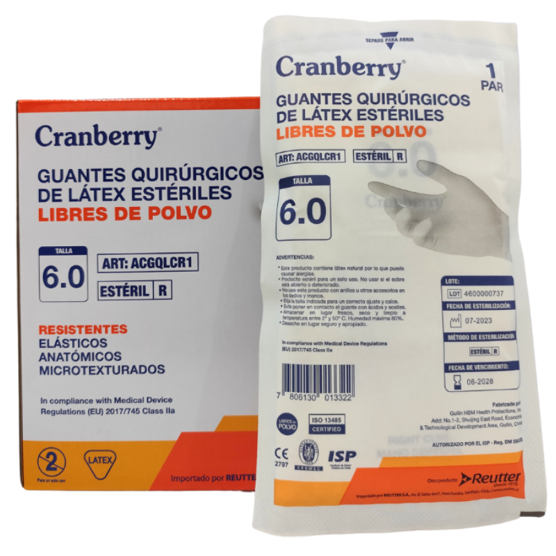 Guante Quirúrgico Estéril N° 6