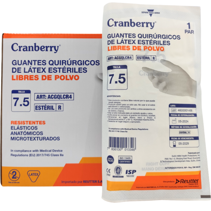 Guante Quirúrgico Estéril N° 7 1/2