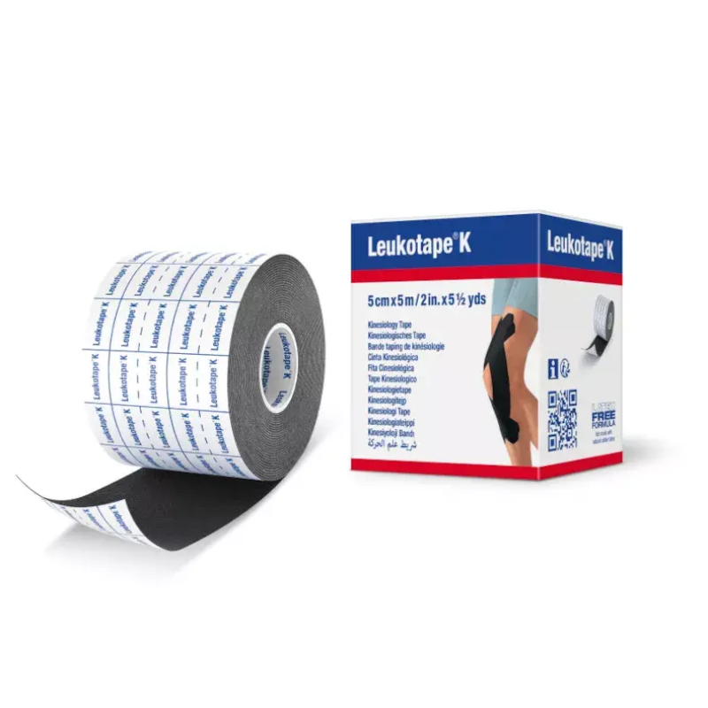 Leukotape K - 5cm x 5m - Negro