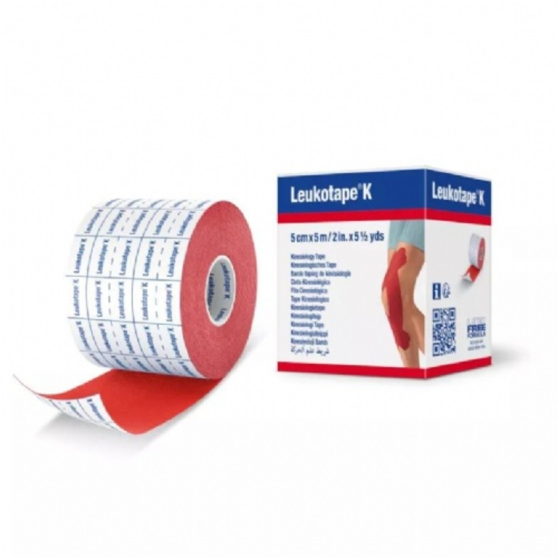 Leukotape K - 5cm x 5m - Rojo