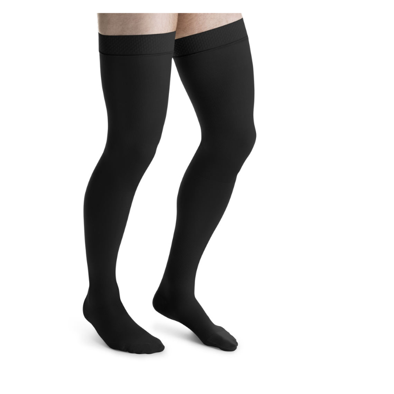 Media Muslo Compresiva Jobst For Men 15-20 mmhg- Negra