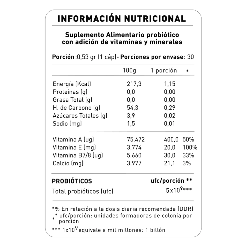 Probióticos Beauty  NUP x 30 Capsulas