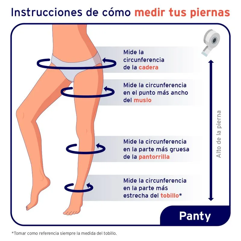 Panty Media Compresiva Ultrasheer 20-30 mmHg Beige