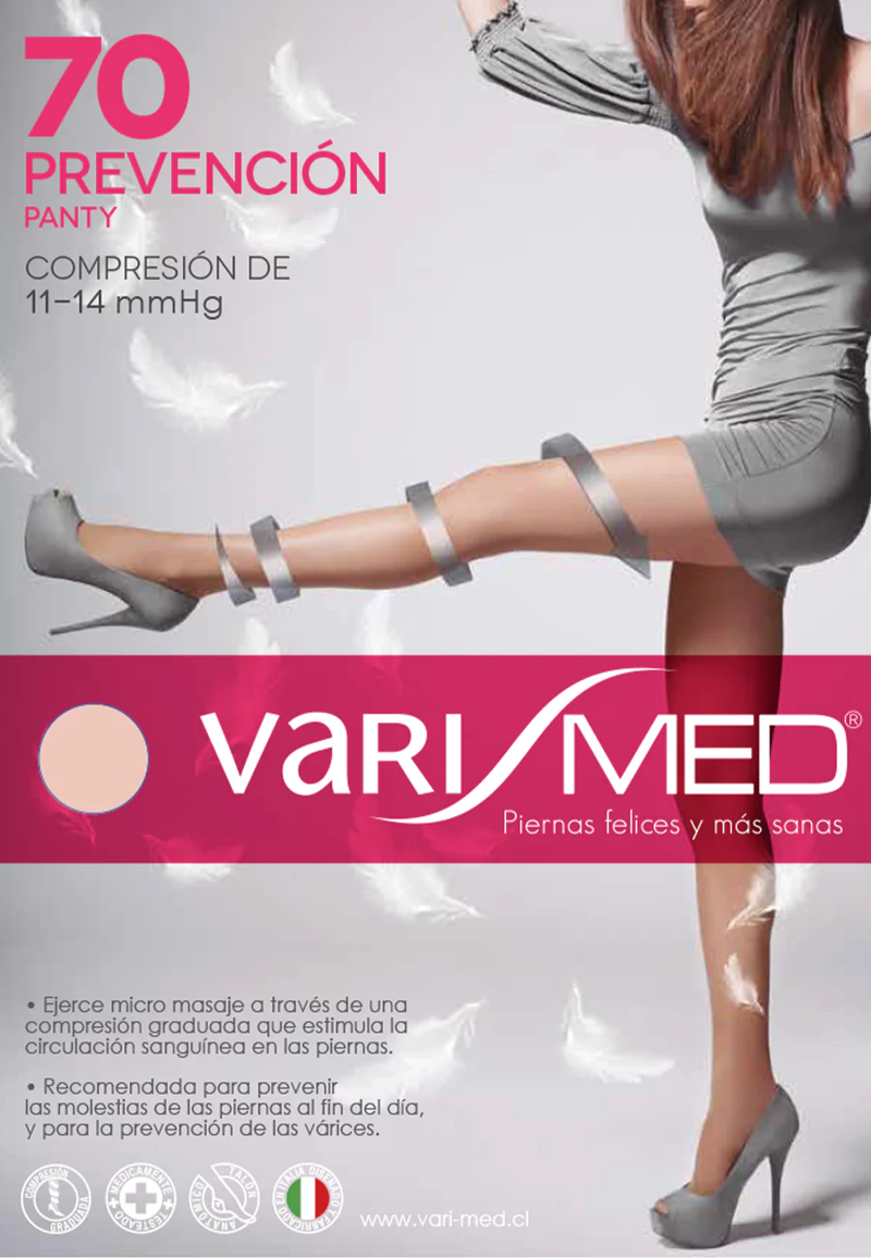 Panty Varimed 70 Compresión 11/14 mmHg - Negro