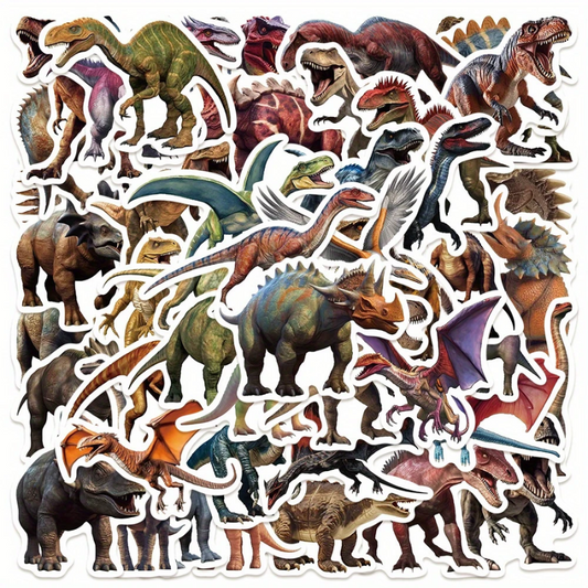 Sticker Dinosaurios Bolsa x 50 Unidades