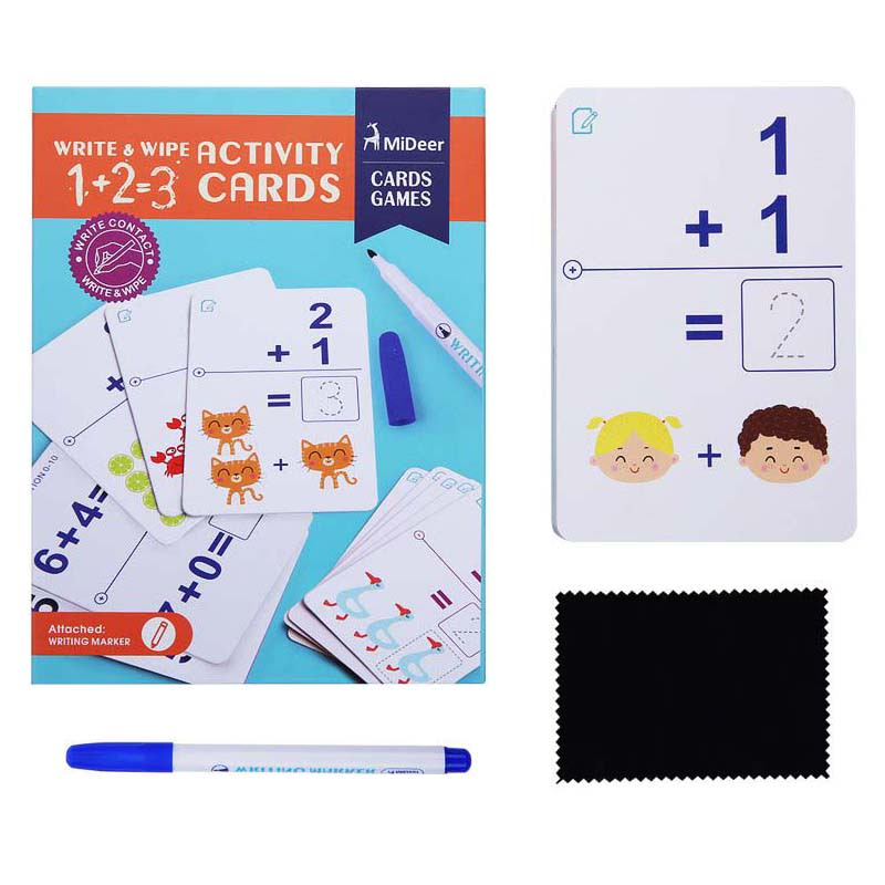 Tarjeta de Actividades Sumas y Restas