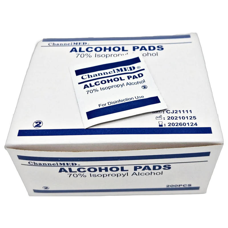 Alcohol Pads  70% - Caja 200 unidades