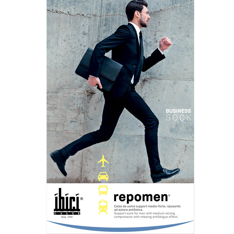 Calcetín Repomen Compresión 16/20mmHg -Gris Oscuro