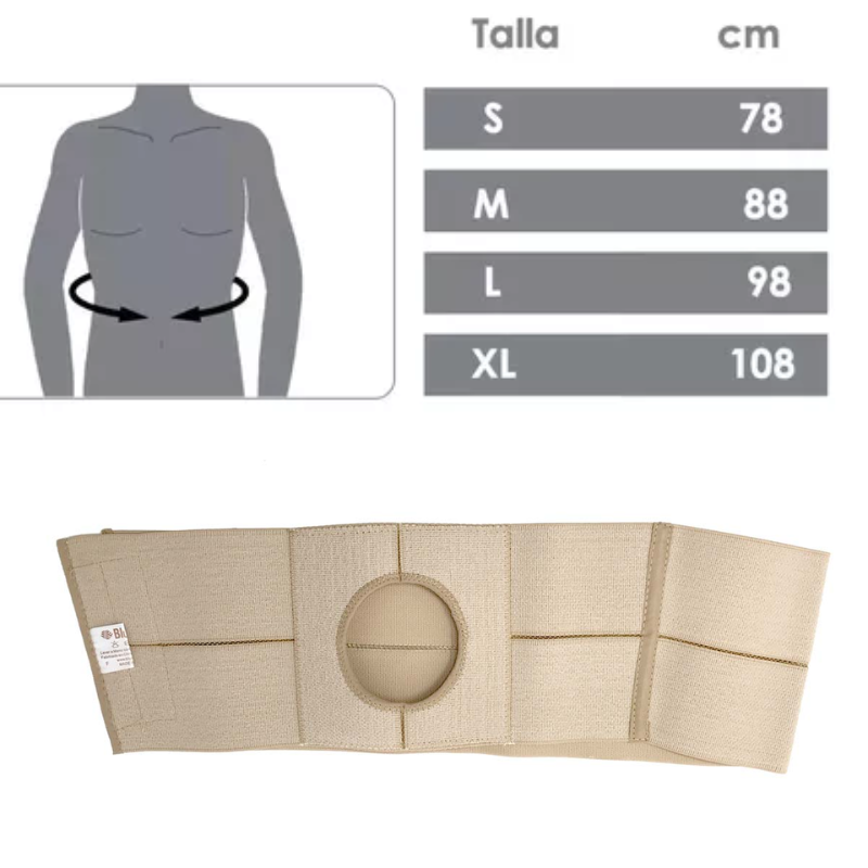 Cinturón de Colostomía Blunding