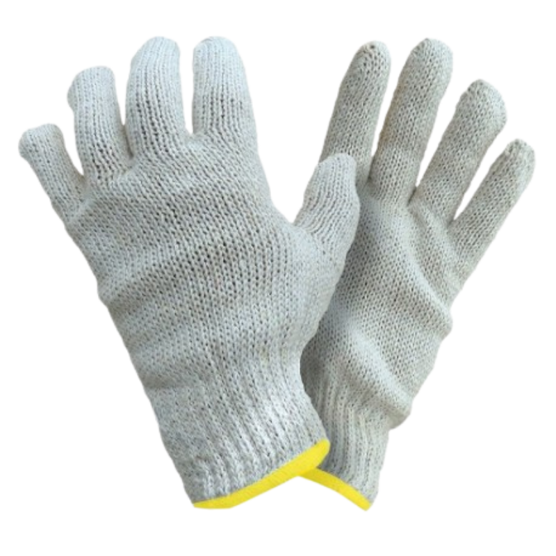 Guante hilo tejido de 2 hebras