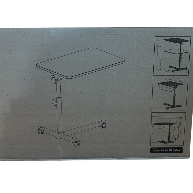 Mesa regulable en altura para cama