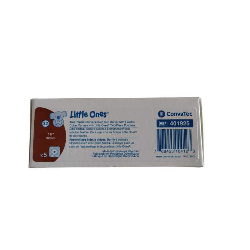 Caja x 5 Unidades Placas Recortables Pediátricas - 32mm - Little Ones - Convatec