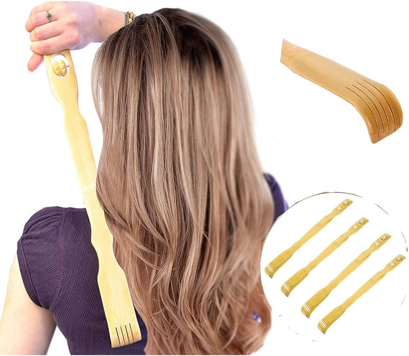 Rascador de Espalda Manito con Masajeador