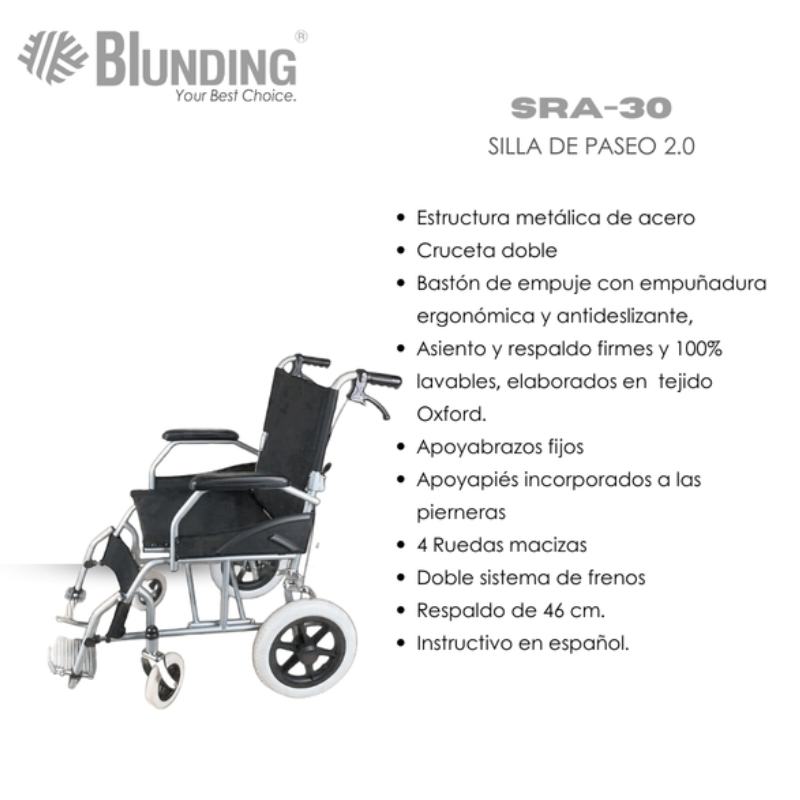 Silla de Ruedas (Paseo) Blunding