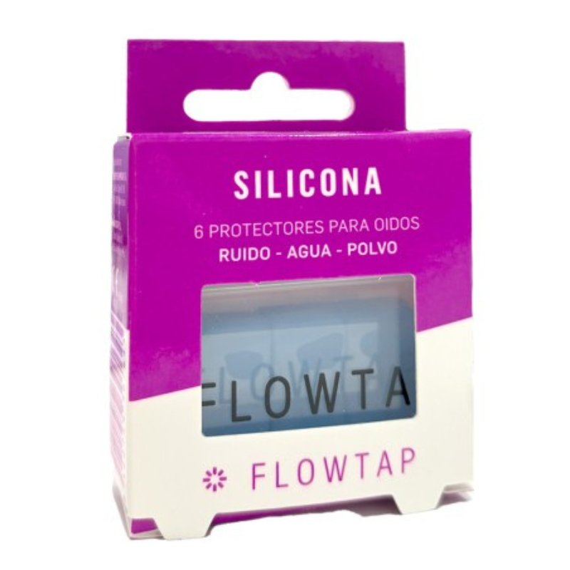 Tapones de Oído Silicona Flowtap x 6 Unidades