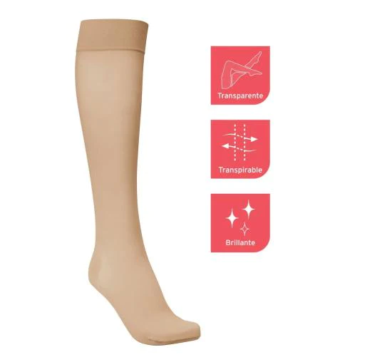 Calcetín Jobst  Ultrasheer 15/20 mmHg-hasta la Rodilla - Beige