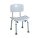 Silla de ducha regulable sin brazos