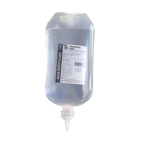 Agua bidestilada solución inyectable - 500 ML (VENC 10/2026)