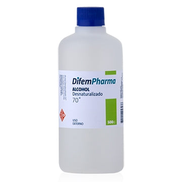 Alcohol Desnaturalizado 70º x 500 mL