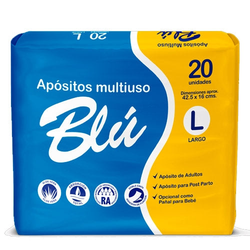 Blu Apósito Adulto Talla M 20 Unidades