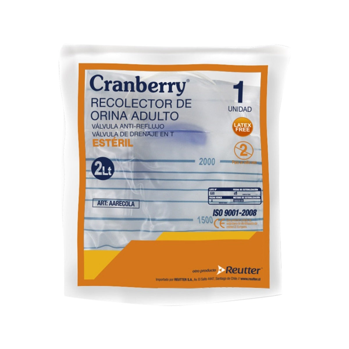 Bolsa Recolectora de Orina Adulto