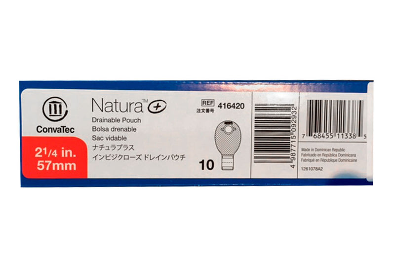 Caja Bolsa de colostomía/ileostomía opaca 57mm x 10 Unidades