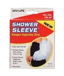 Manga plástica impermeable