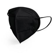 Mascarilla KN95 Negra Pack de 10 Unidades.